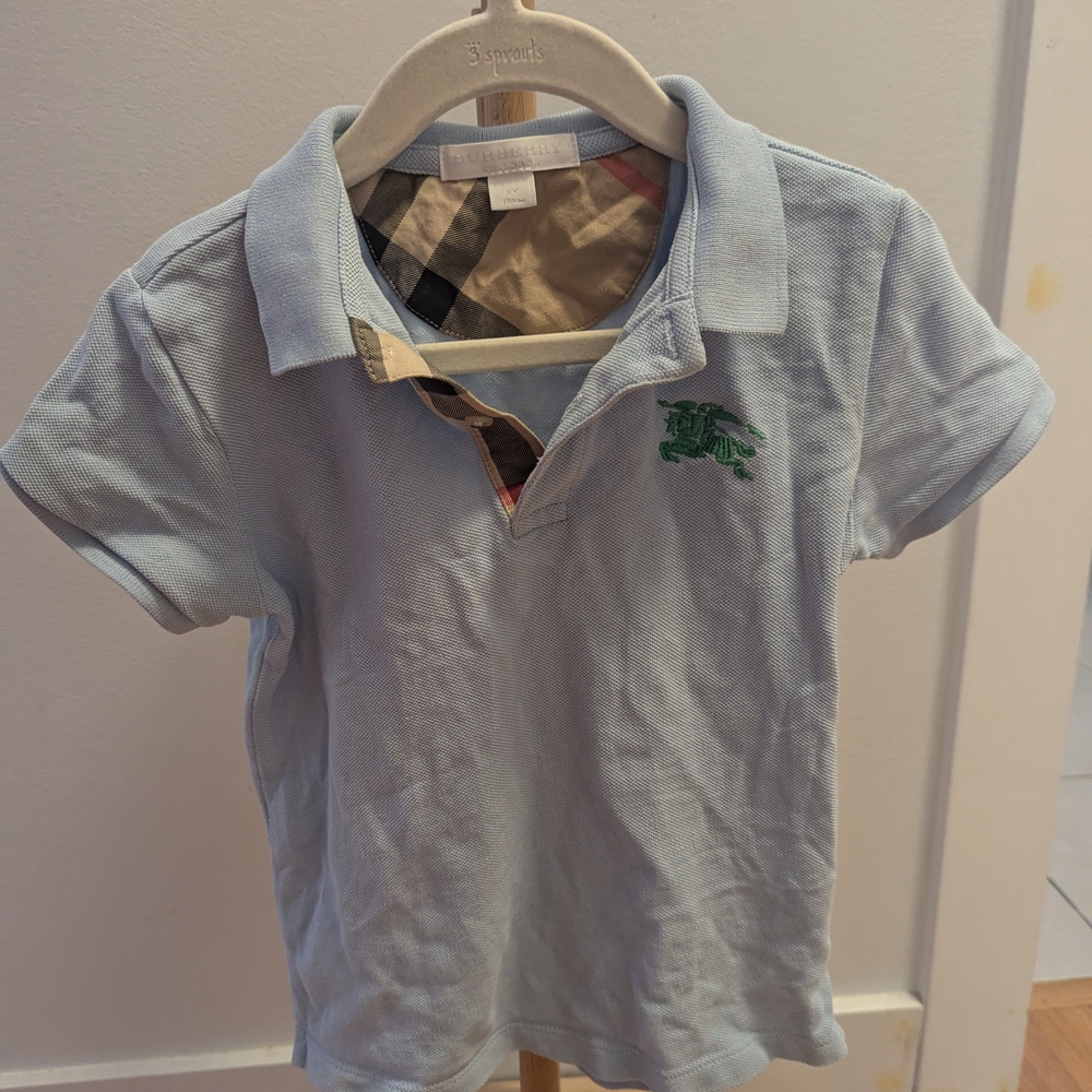Burberry - Light Blue Polo Shirt